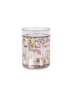 Vaso Glitter Rainbow
