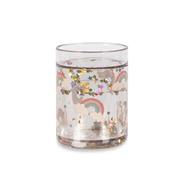 Vaso Glitter Rainbow