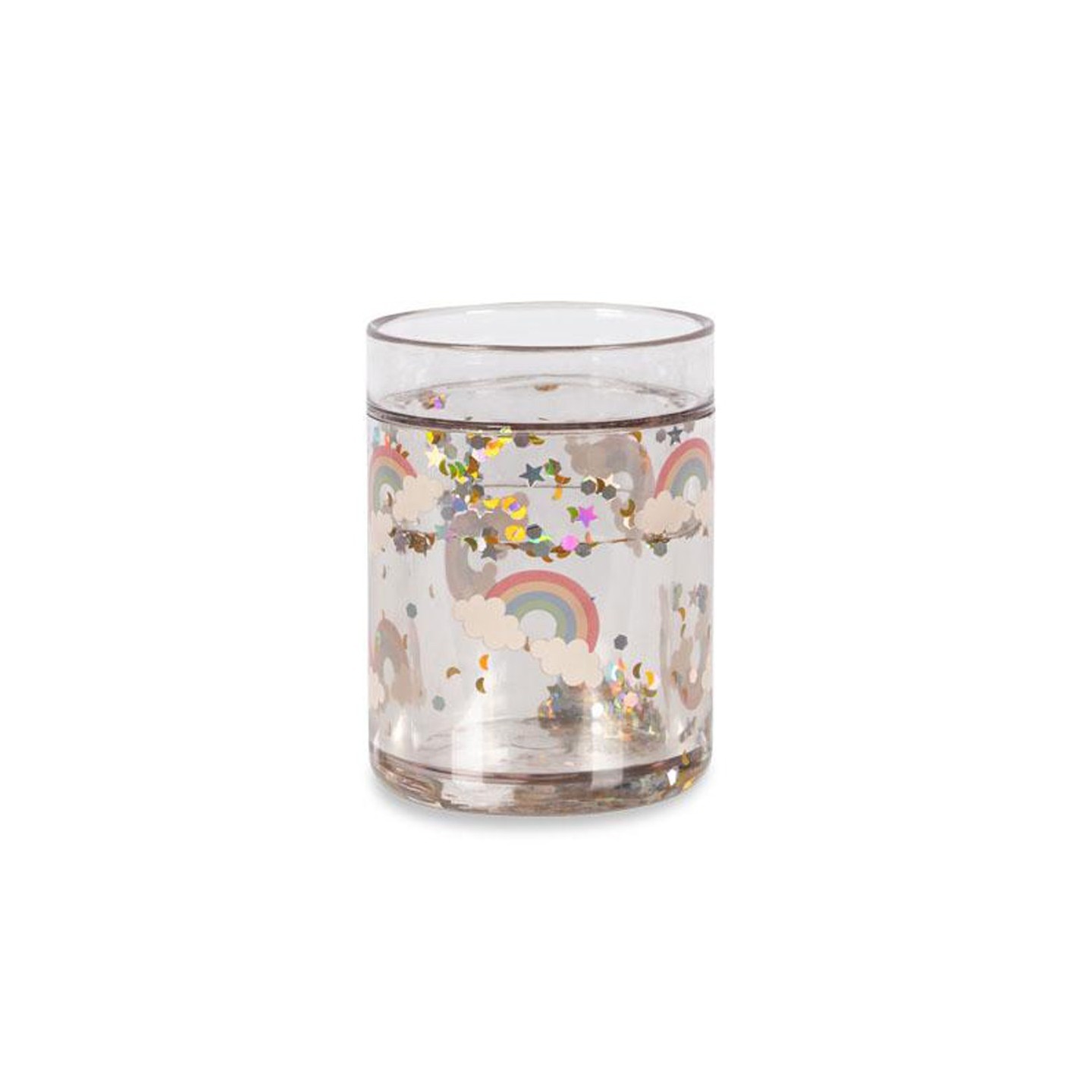 Vaso Glitter Rainbow