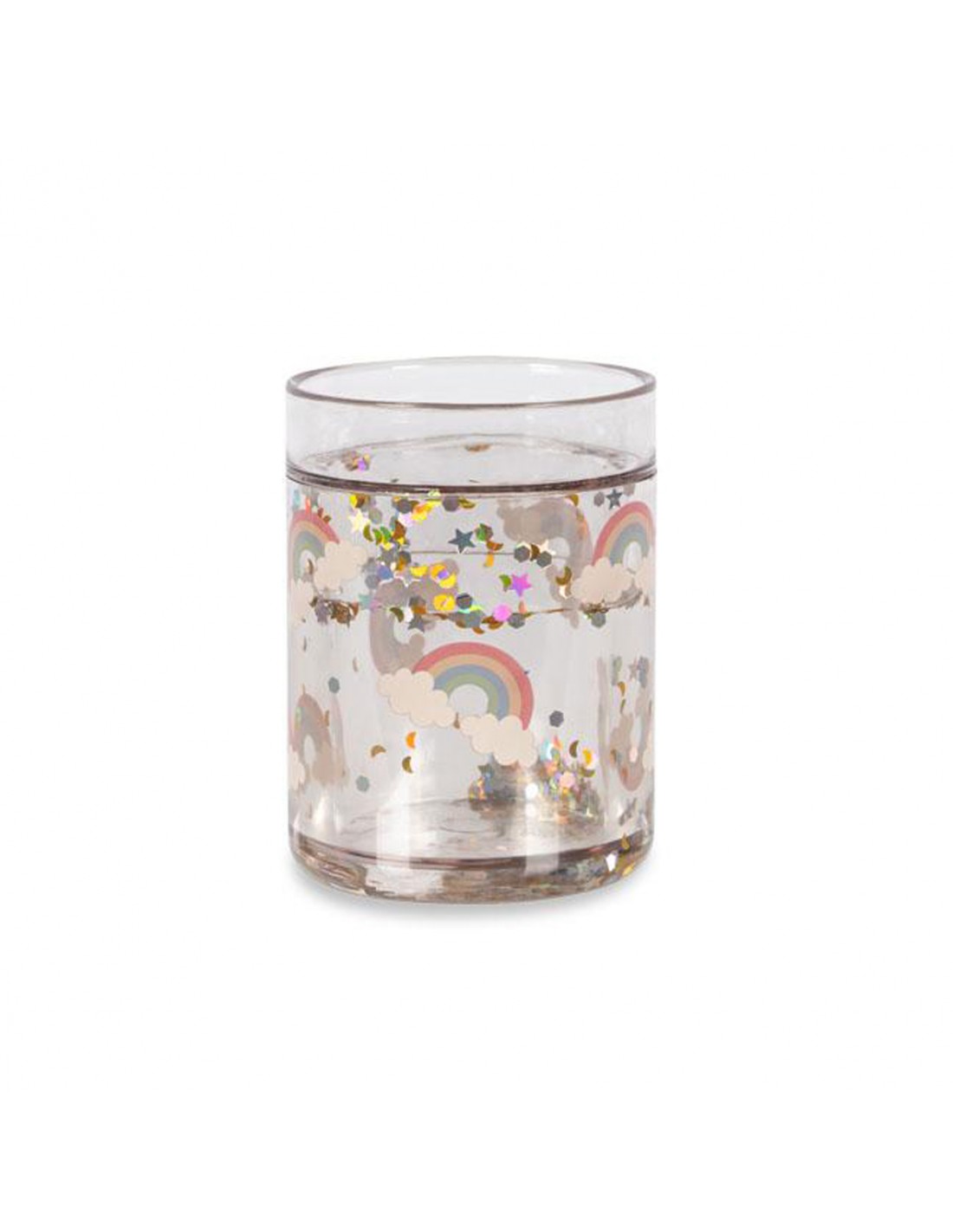 Vaso Glitter Rainbow