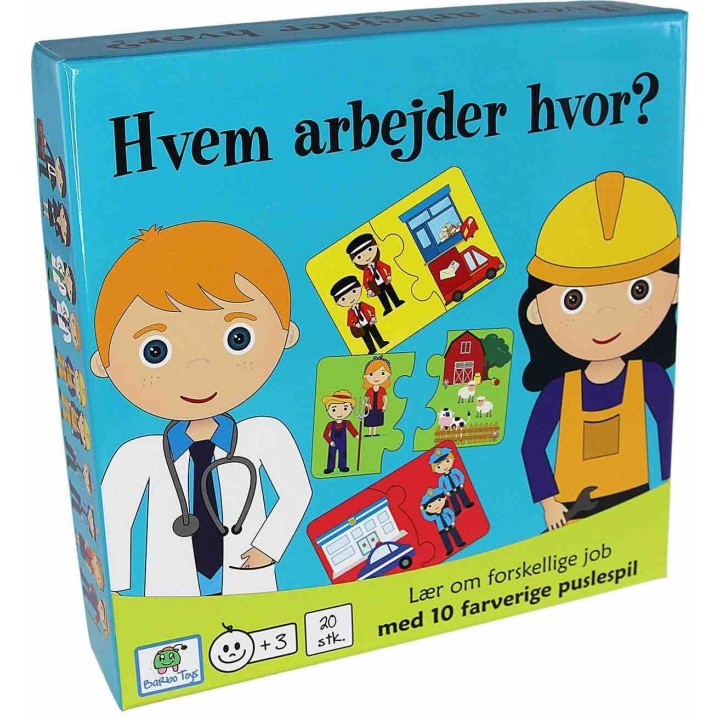 Mini Puzles Profesiones 20 Piezas