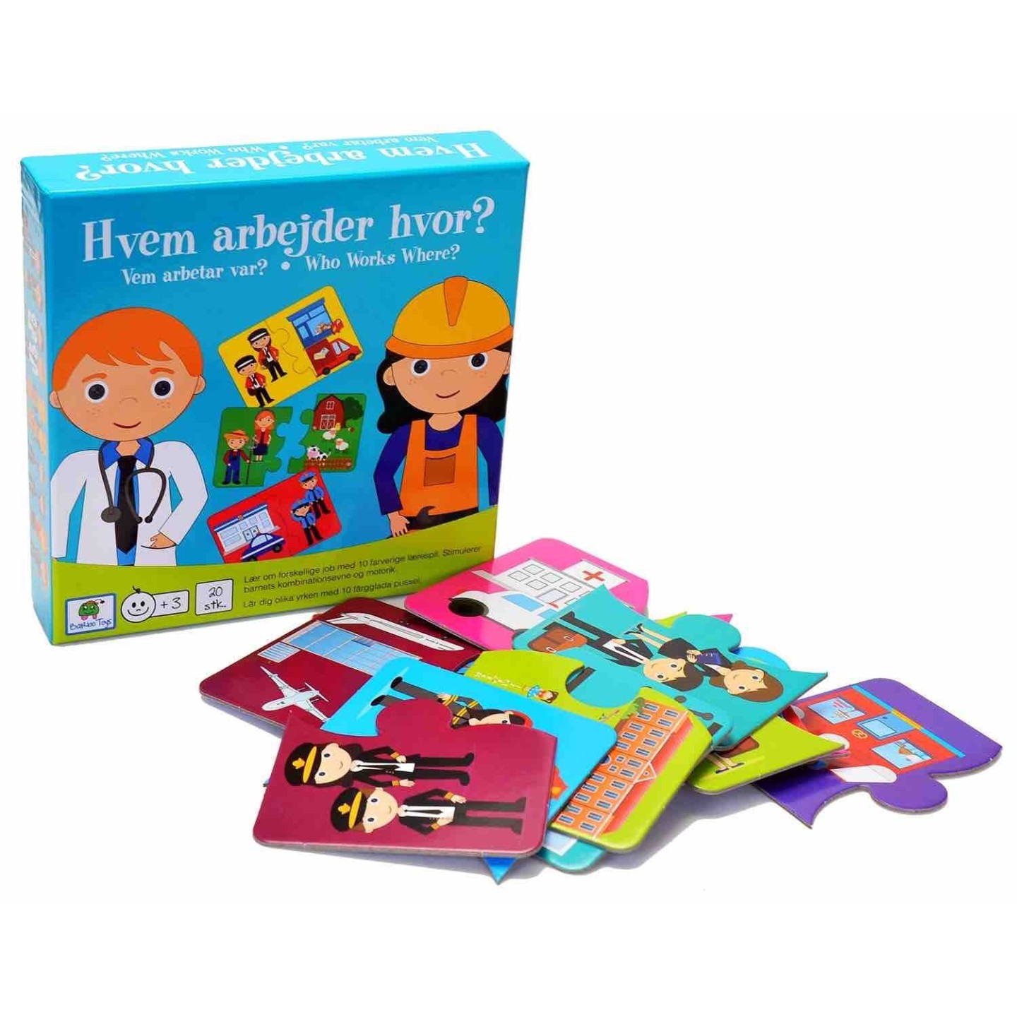Mini Puzles Profesiones 20 Piezas