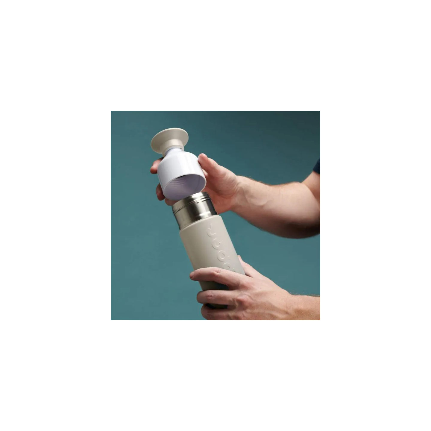Botella Dopper Térmica Gentle Grey 350ml