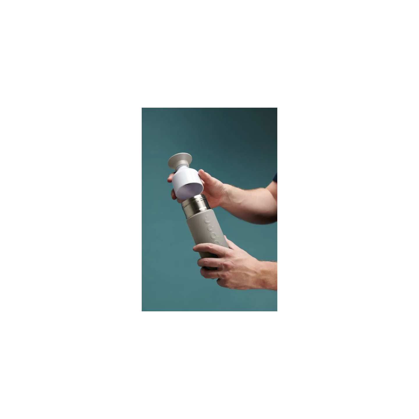 Botella Dopper Térmica Gentle Grey 580ml