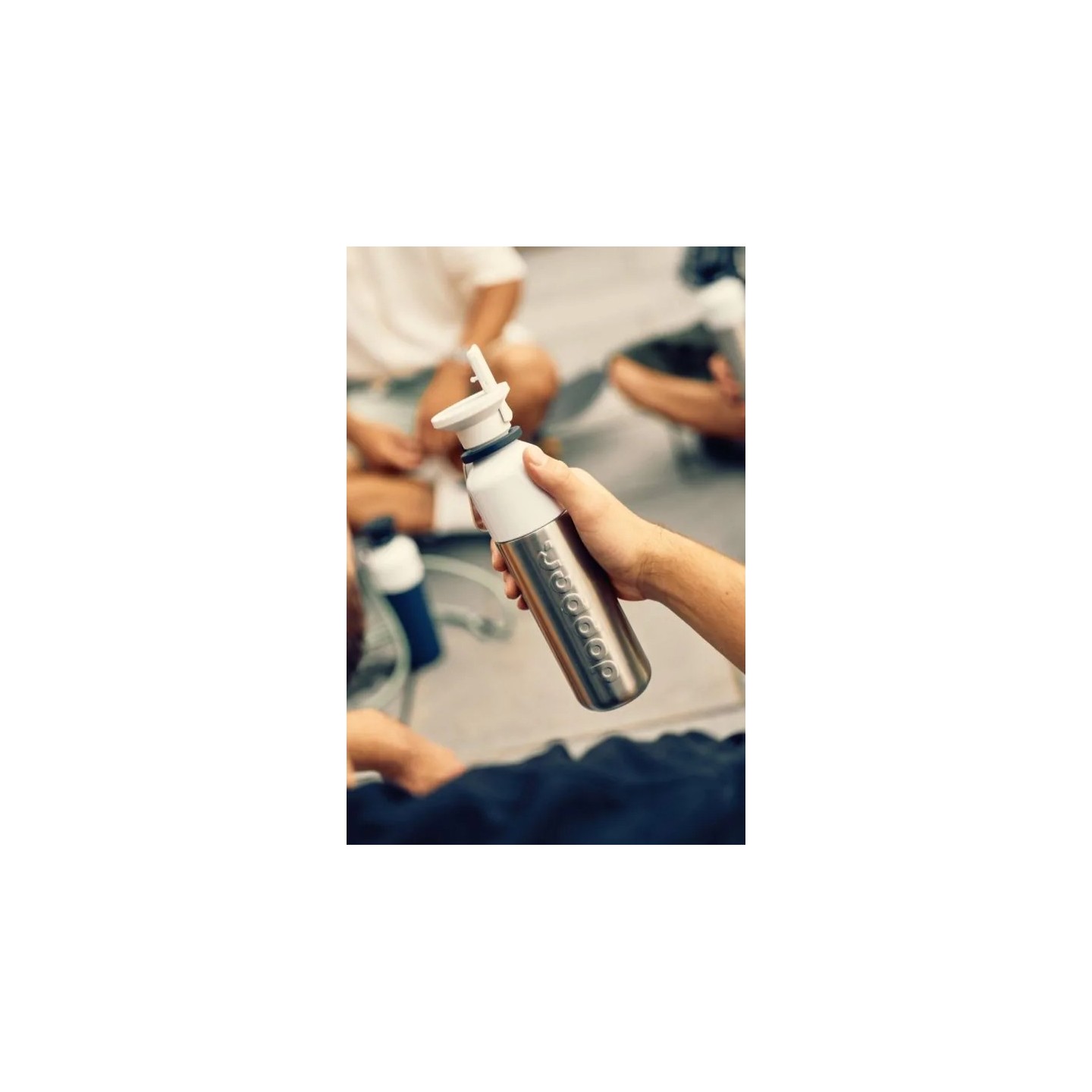 Tapon Flip Botella Dopper White
