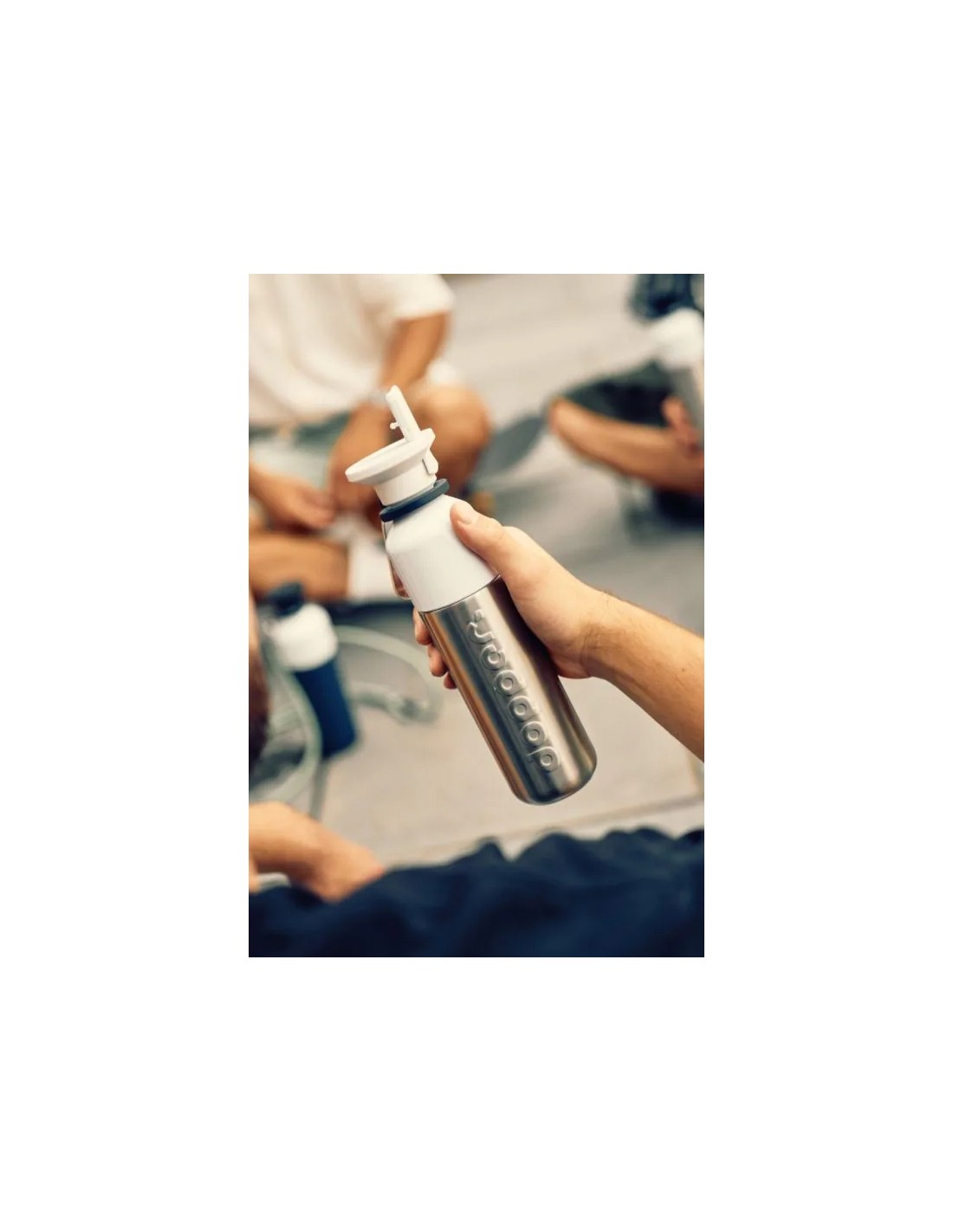 Tapon Flip Botella Dopper White