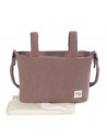 Bolsa Canastilla Pana Gala Cerise