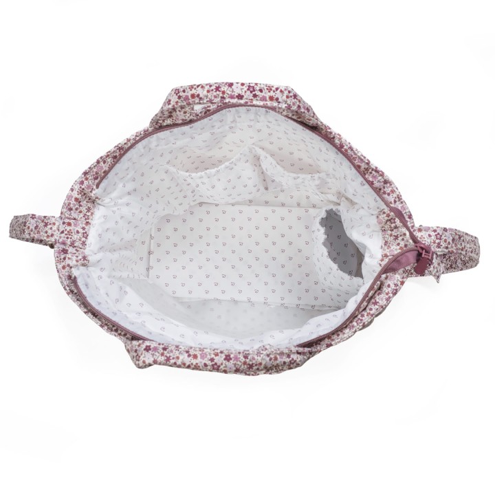 Bolsa Canastilla Cherry Flores