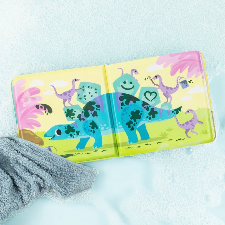Libro de baño Dinosaurios Sucios