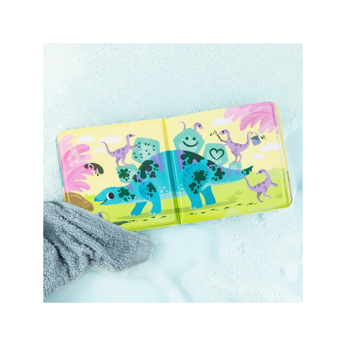 Libro de baño Dinosaurios Sucios