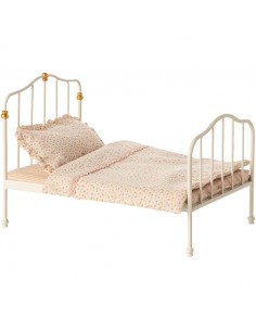 Cama Vintage Blanco Roto Ratoncitos