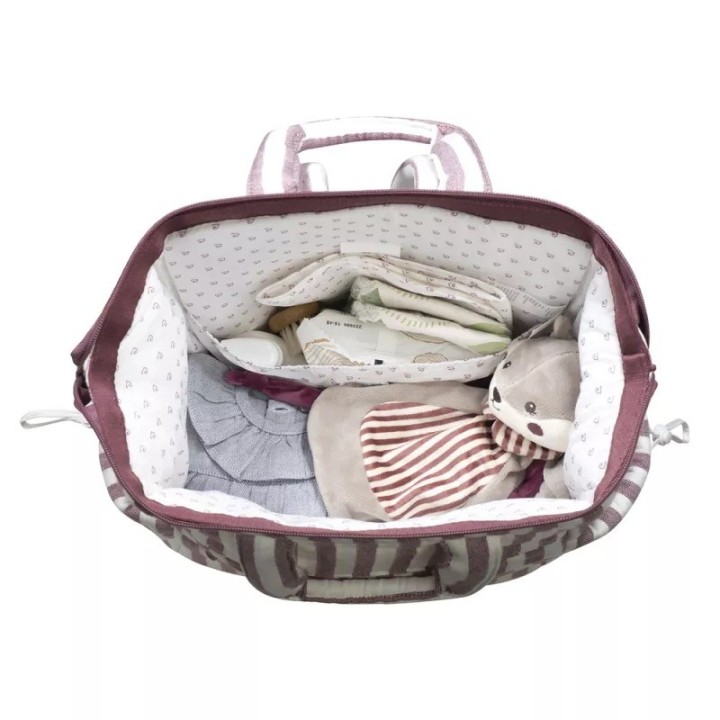 Mochila Cherry Rayas