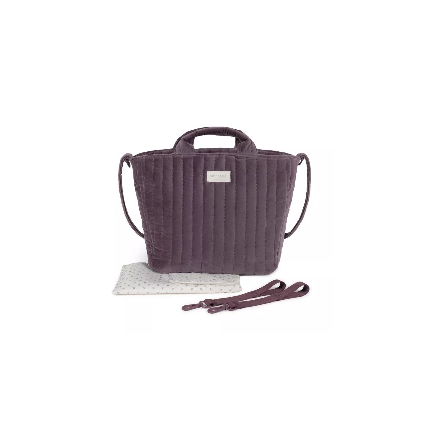 Bolsa Canastilla Cherry Velvet