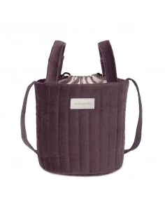 Bolsa Bucket Cherry Velvet