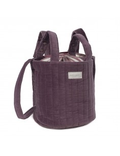 Bolsa Bucket Cherry Velvet 2