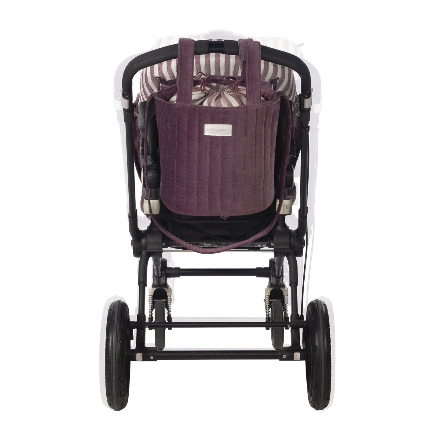 Bolsa Bucket Cherry Velvet