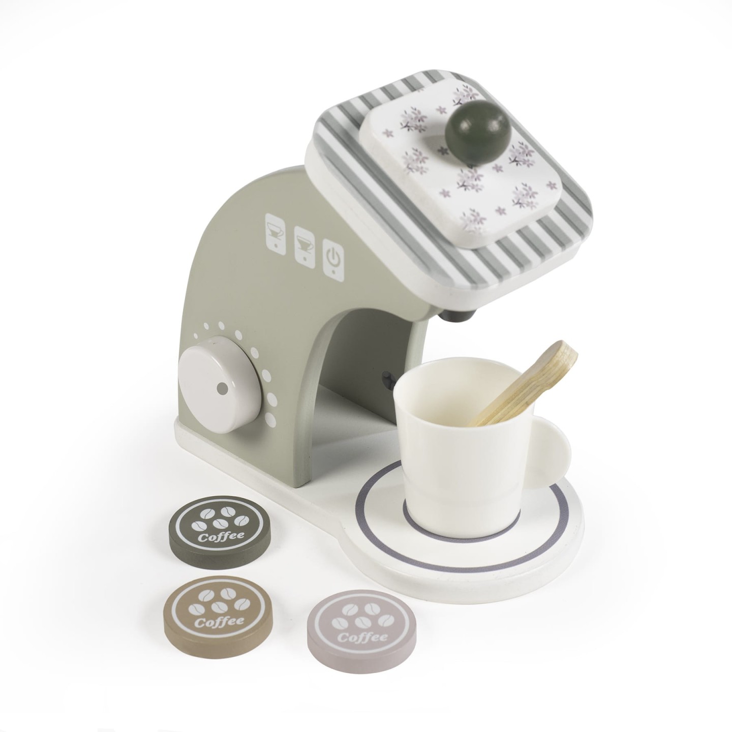 Cafetera madera Botton