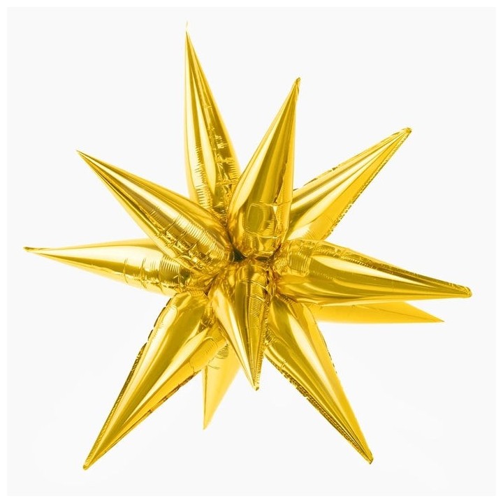 Globo Foil Estrella Dorada 3D