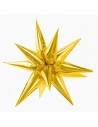 Globo Foil Estrella Dorada 3D
