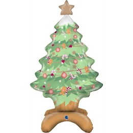 Globo Foil de Pie Árbol de Navidad