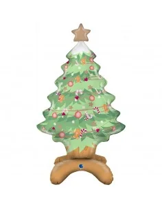 Globo Foil de Pie Árbol de Navidad