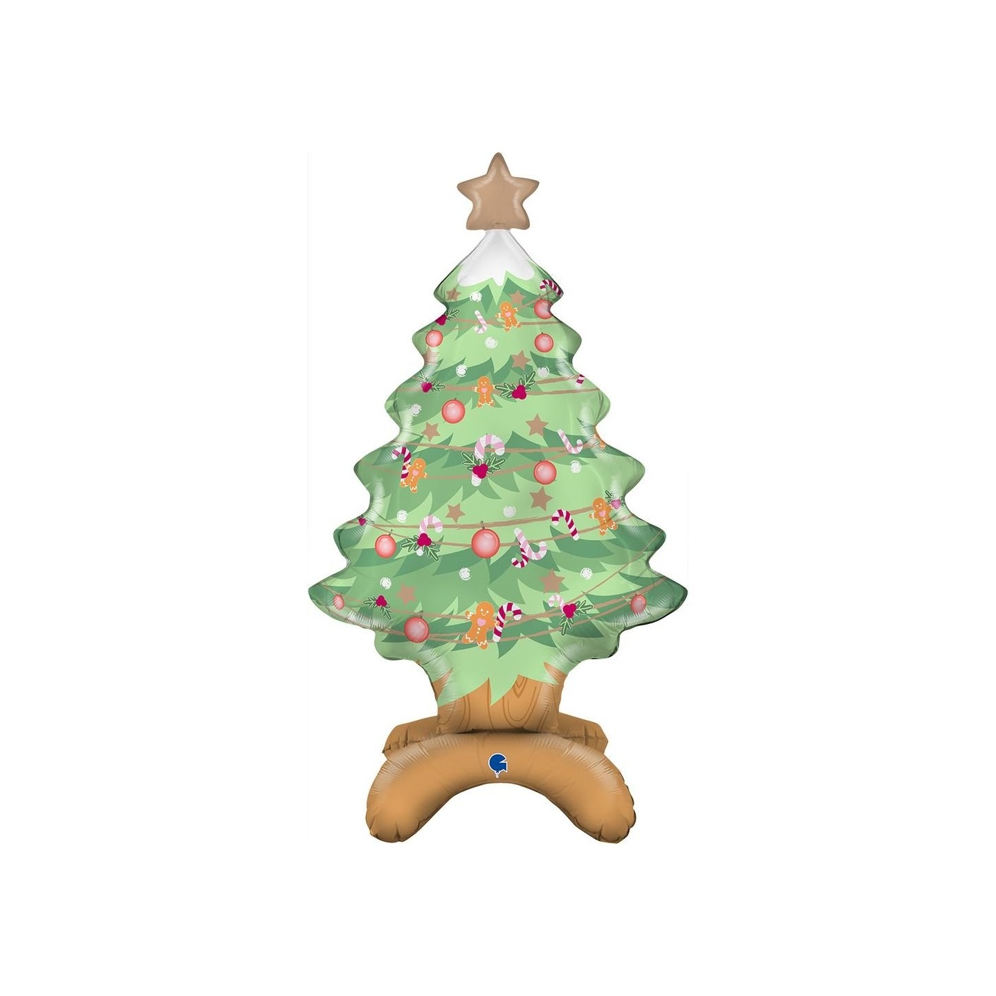 Globo Foil de Pie Árbol de Navidad