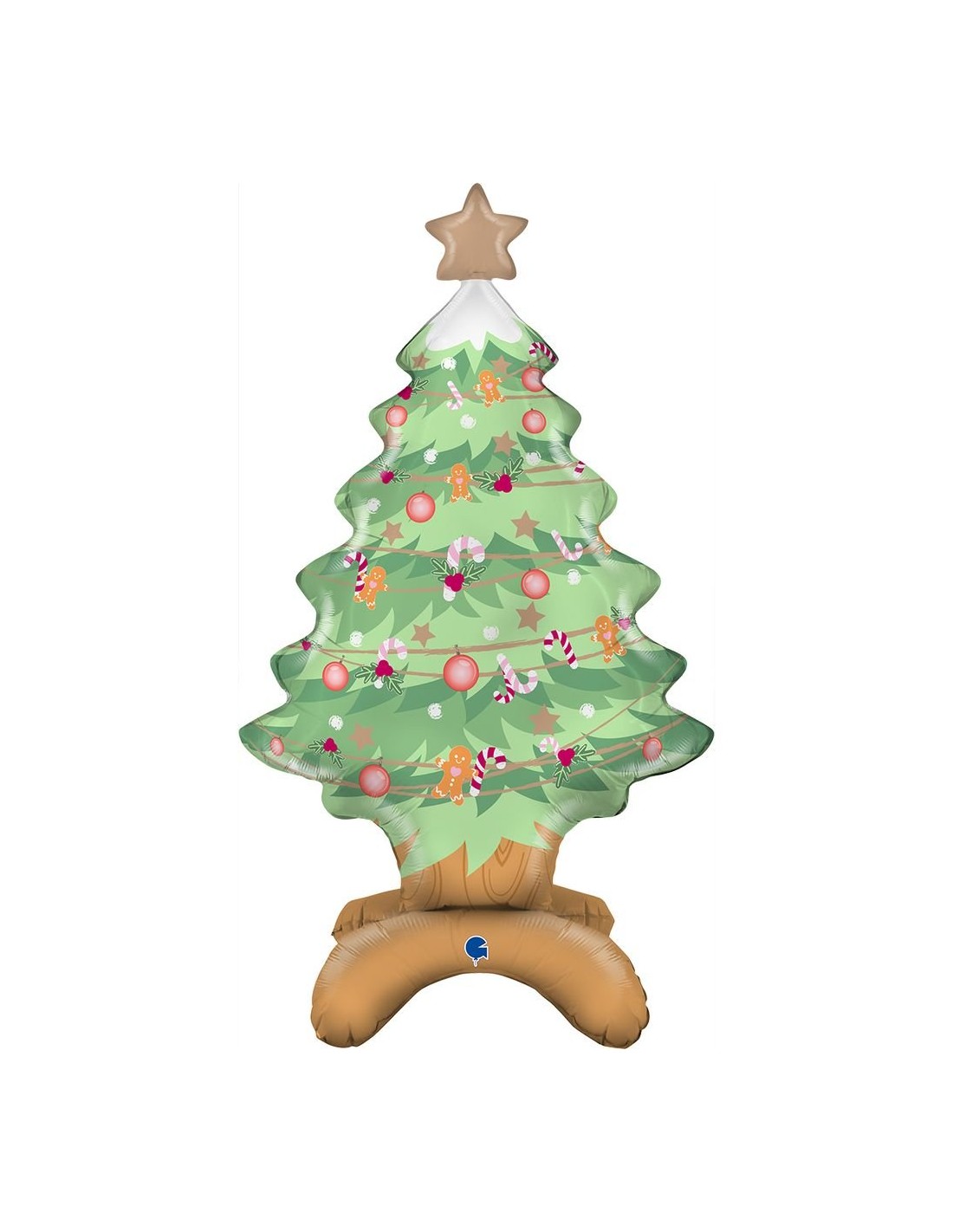 Globo Foil de Pie Árbol de Navidad