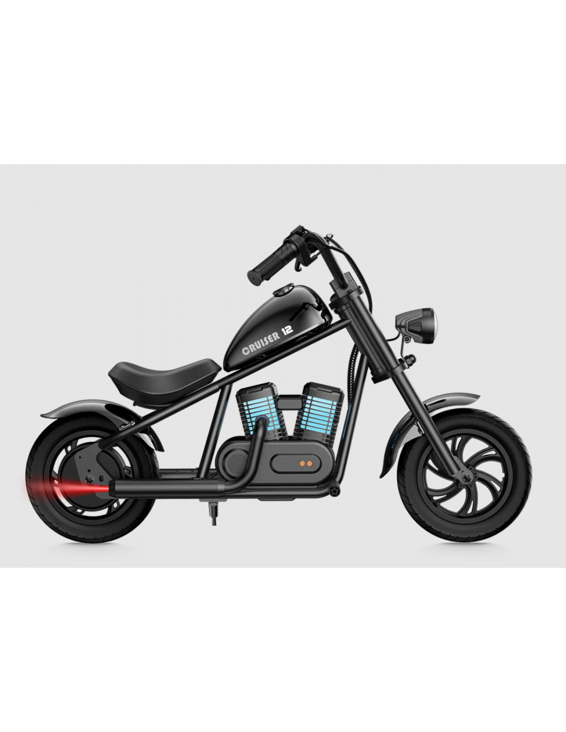 Motocicleta HyperGOGO Cruiser 12 Plus Negra