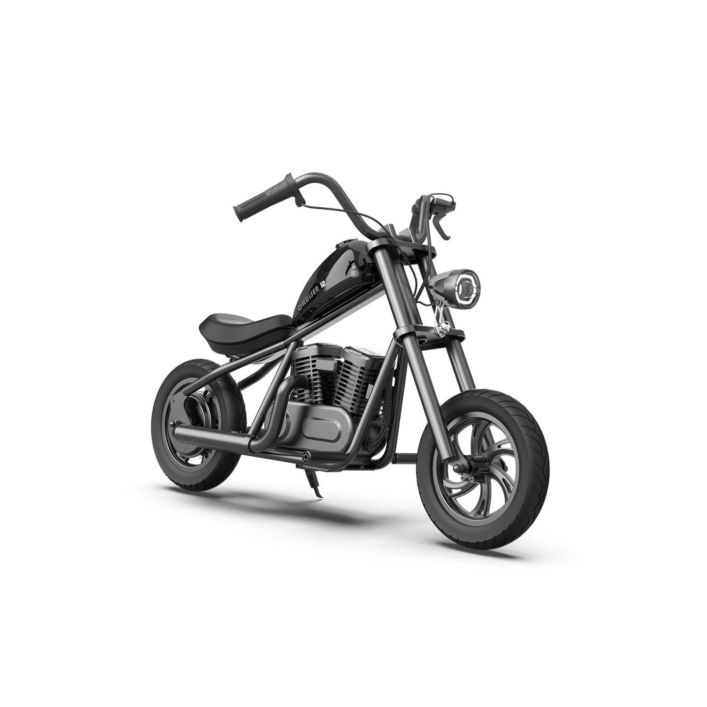 Motocicleta HyperGOGO Cruiser 12 Plus Negra