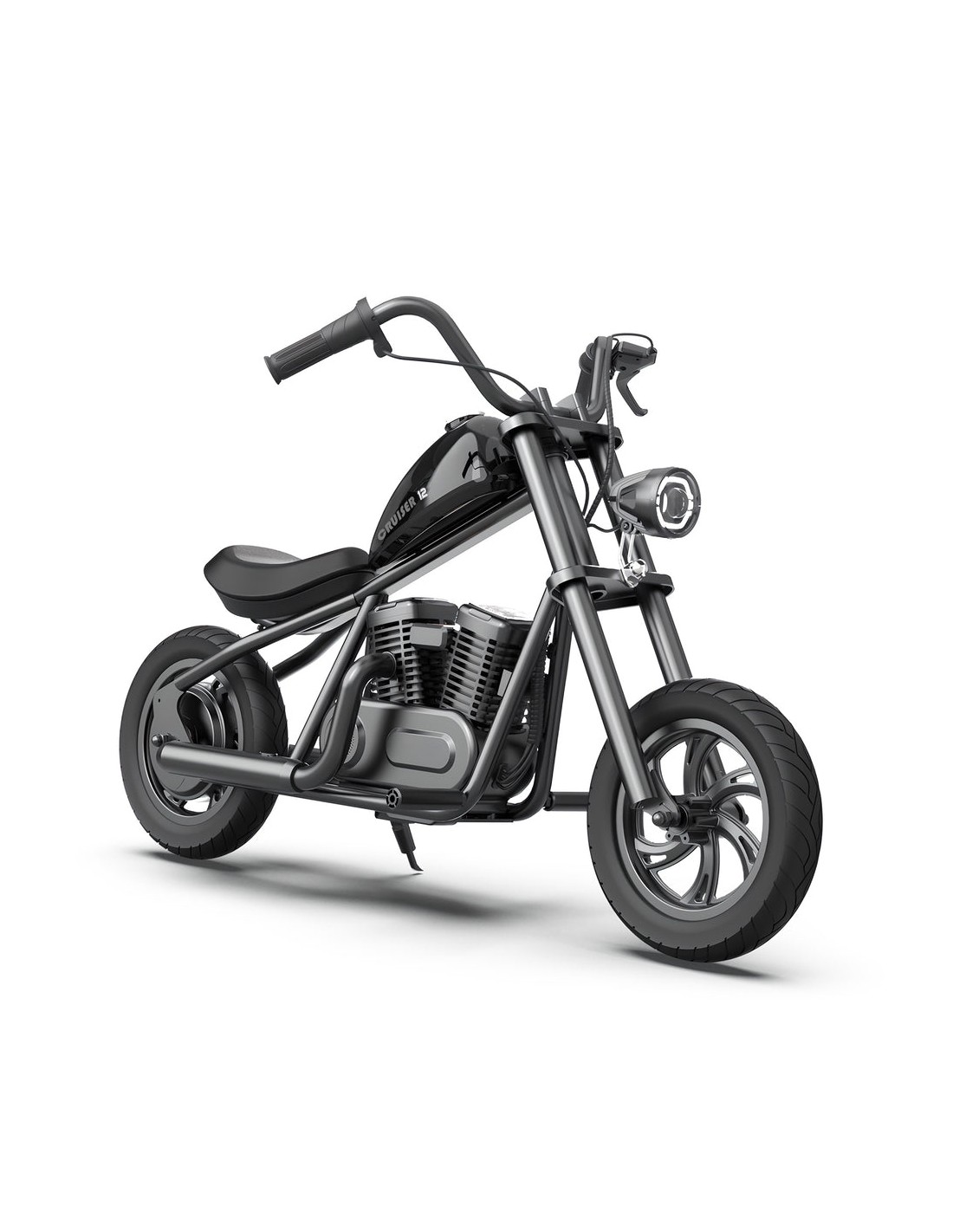 Motocicleta HyperGOGO Cruiser 12 Plus Negra