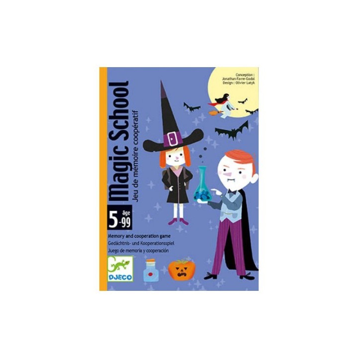 Juego de cartas Magic School