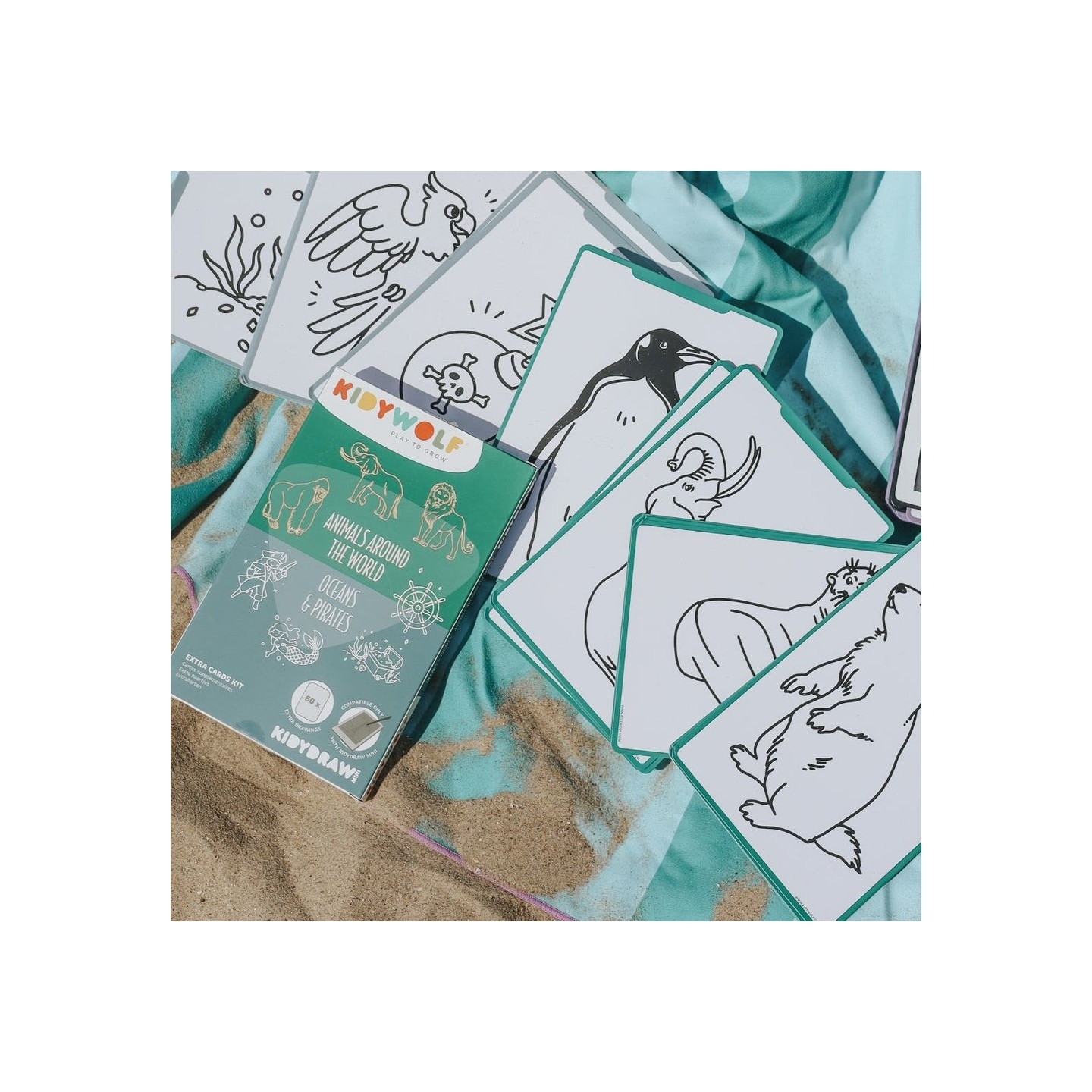 Plantillas KidyDraw Animales y Piratas