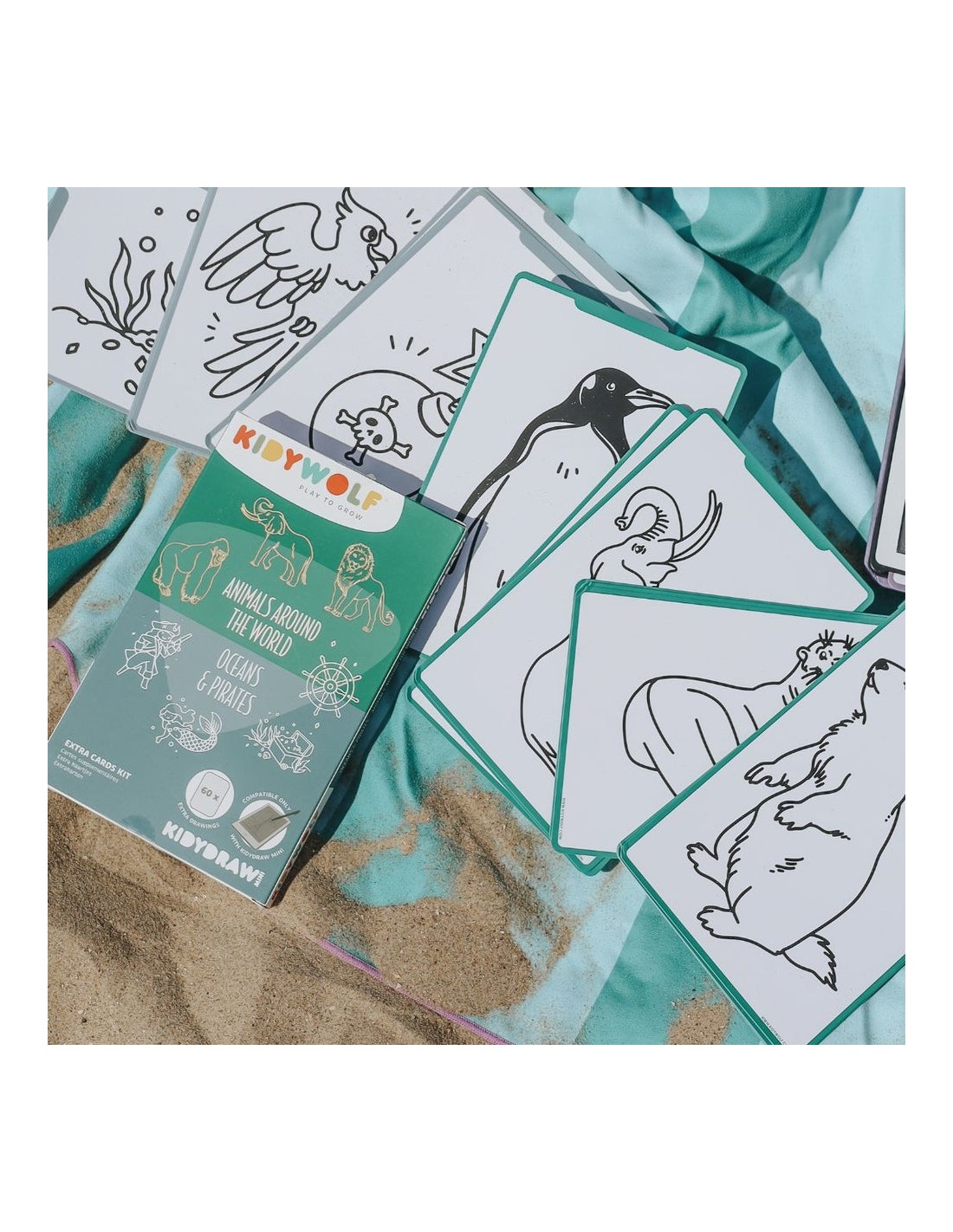 Plantillas KidyDraw Animales y Piratas