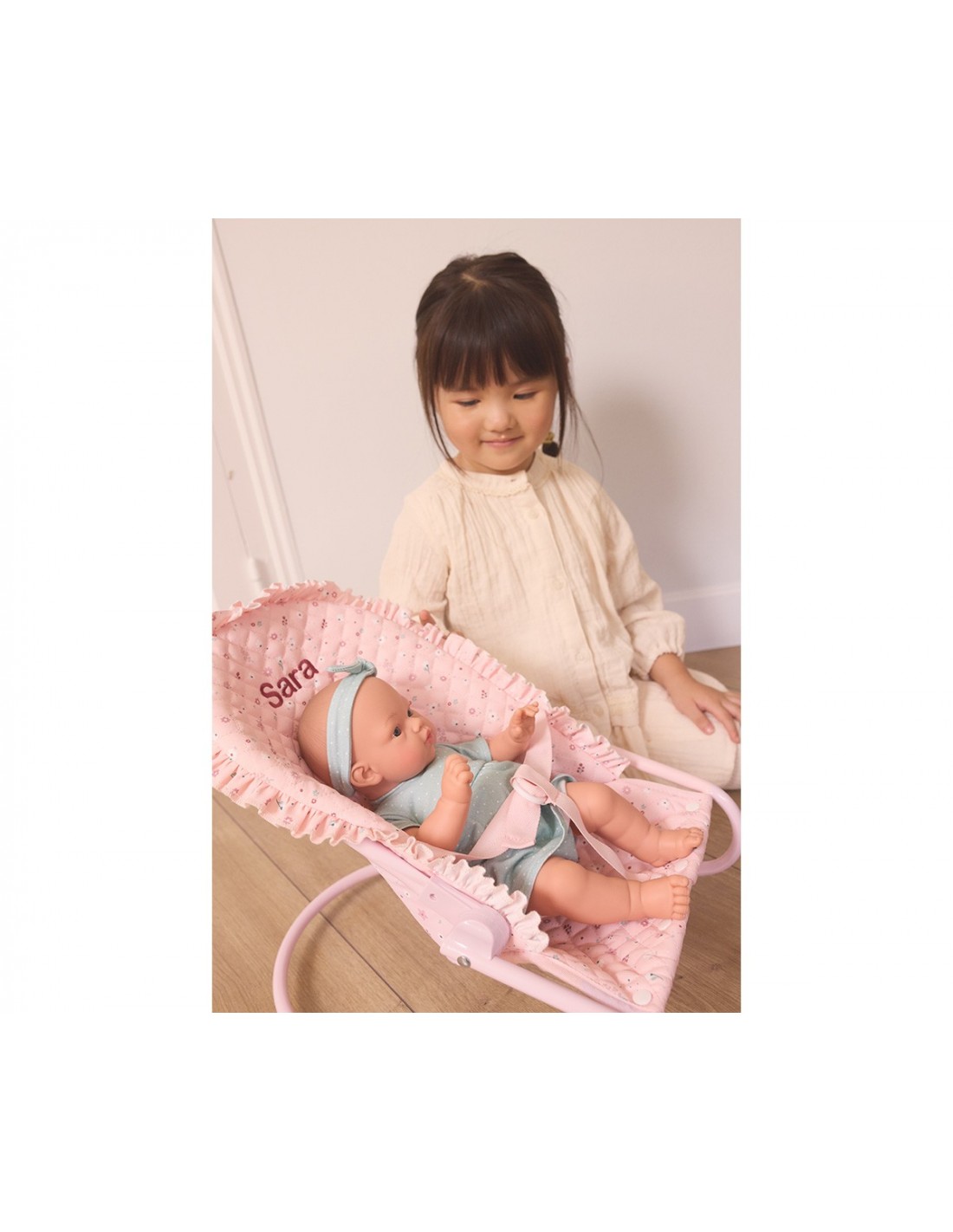 Muñeco Helena con Vestido Sage Dots
