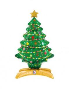 Globo Foil de Pie Arbol de Navidad