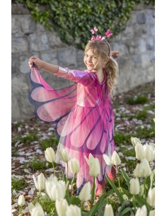 Vestido con Alas y Diadema Butterfly Twirl
