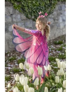 Vestido con Alas y Diadema Butterfly Twirl