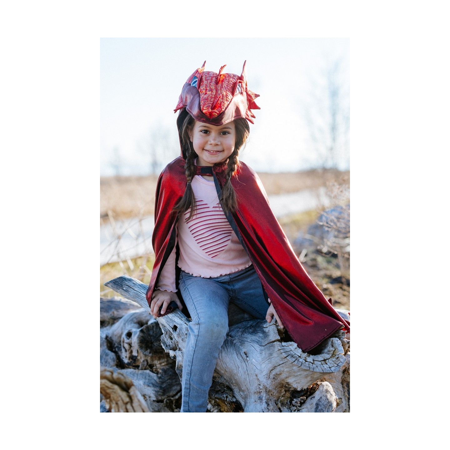 Capa Dragón Metálica Ruby