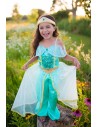 Vestido Princesa Jasmine Turquesa