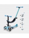 Patinete Evolutivo Micro Mini 4en1 Deluxe LED Azul
