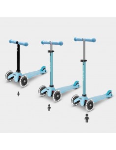 Patinete Evolutivo Micro Mini 4en1 Deluxe LED Azul 2