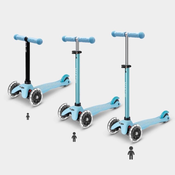 Patinete Evolutivo Micro Mini 4en1 Deluxe LED Azul