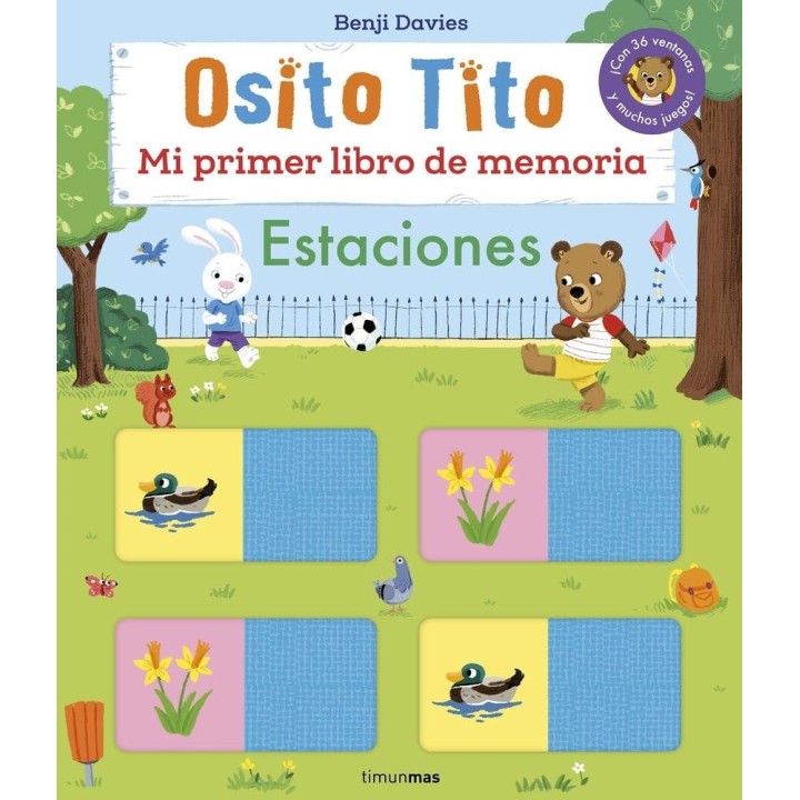 Osito Tito. Mi primer libro de memoria - Estaciones
