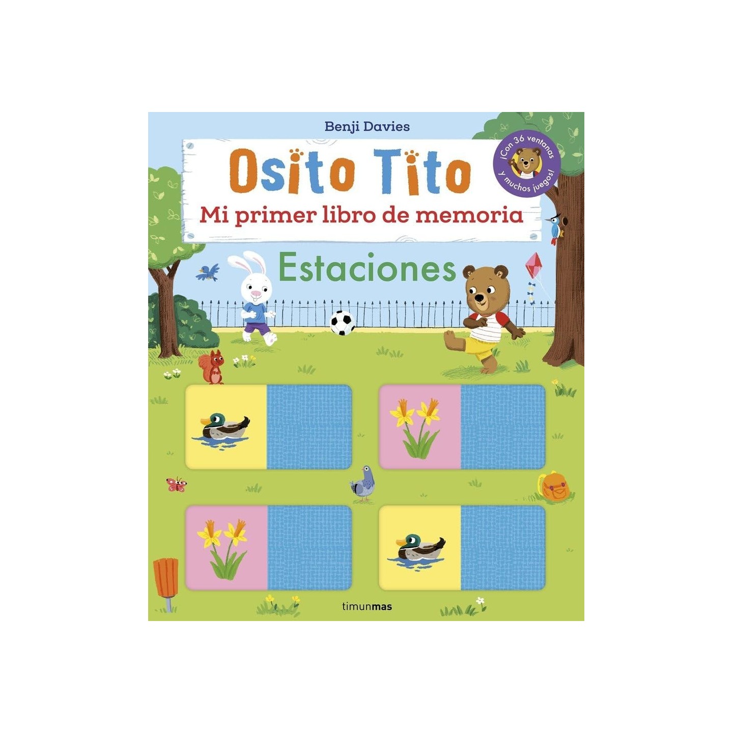 Osito Tito. Mi primer libro de memoria - Estaciones