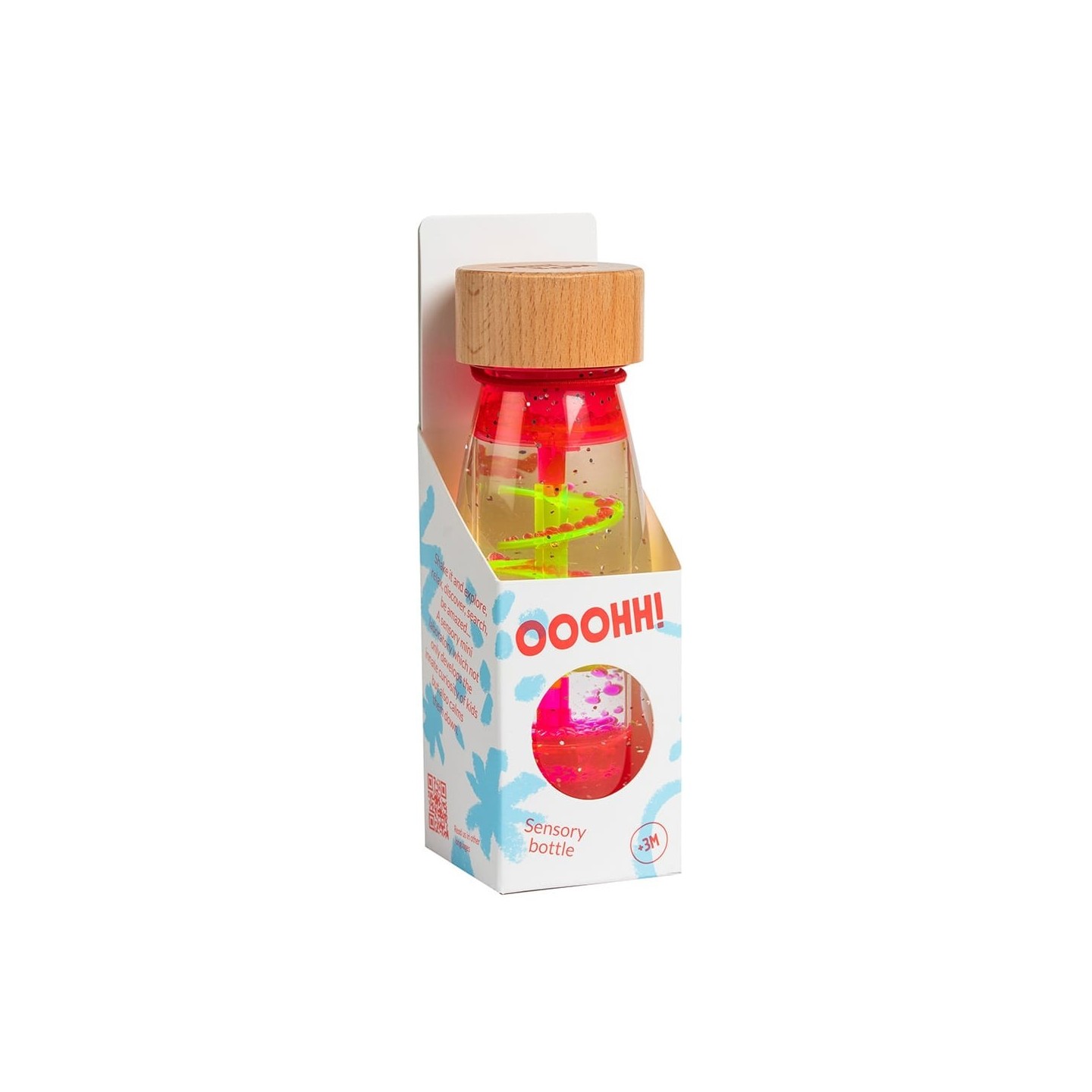 Botella Sensorial Move Spiral Pink