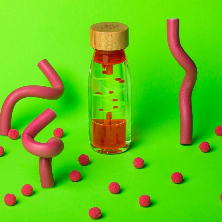 Botella Sensorial Move Spiral Pink