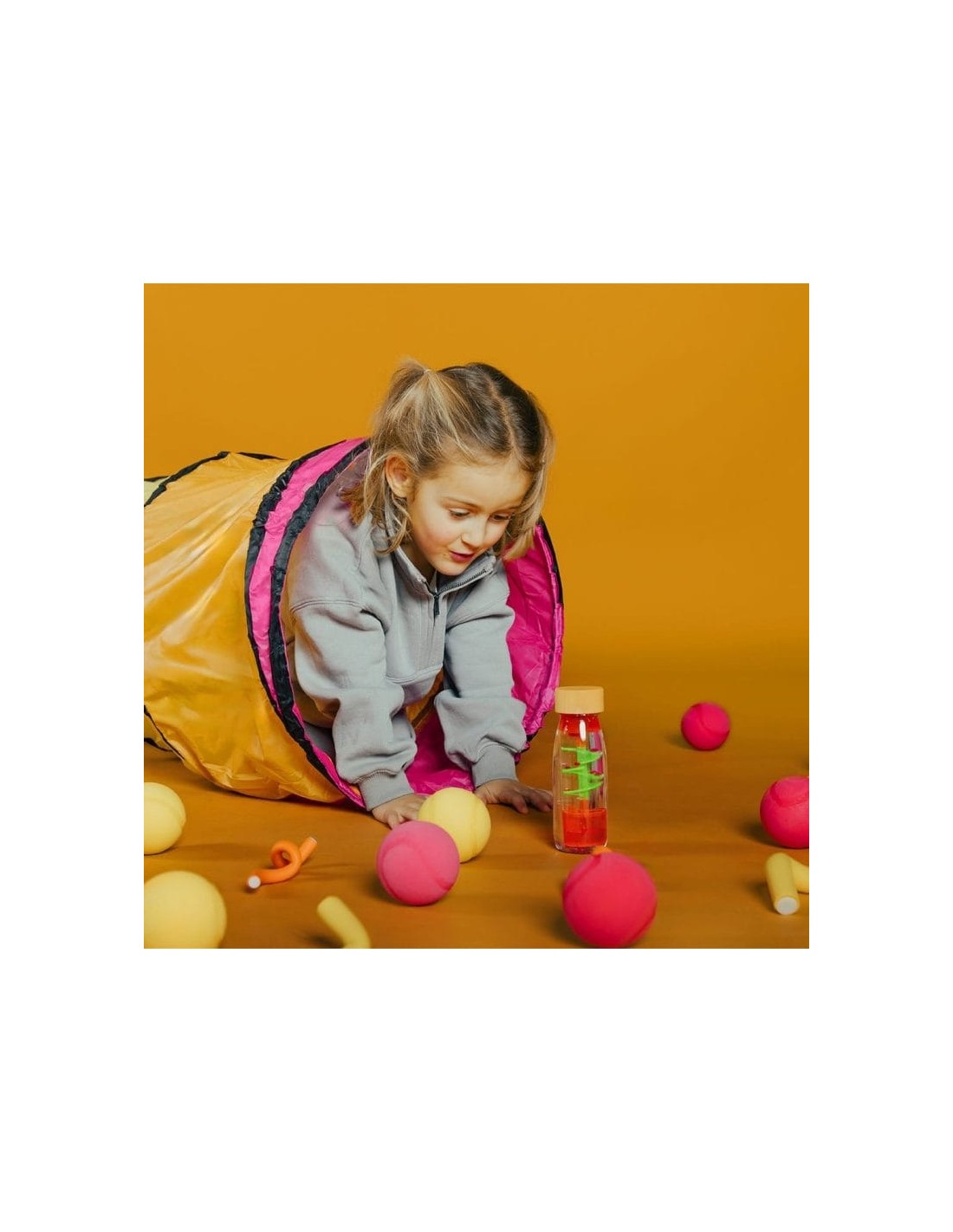 Botella Sensorial Move Spiral Pink