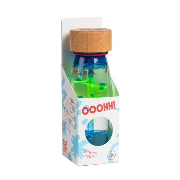 Botella Sensorial Move Spiral Blue