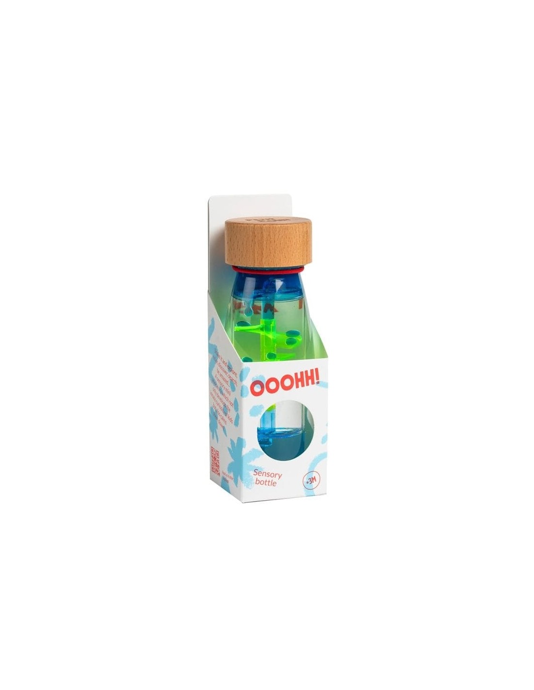 Botella Sensorial Move Spiral Blue
