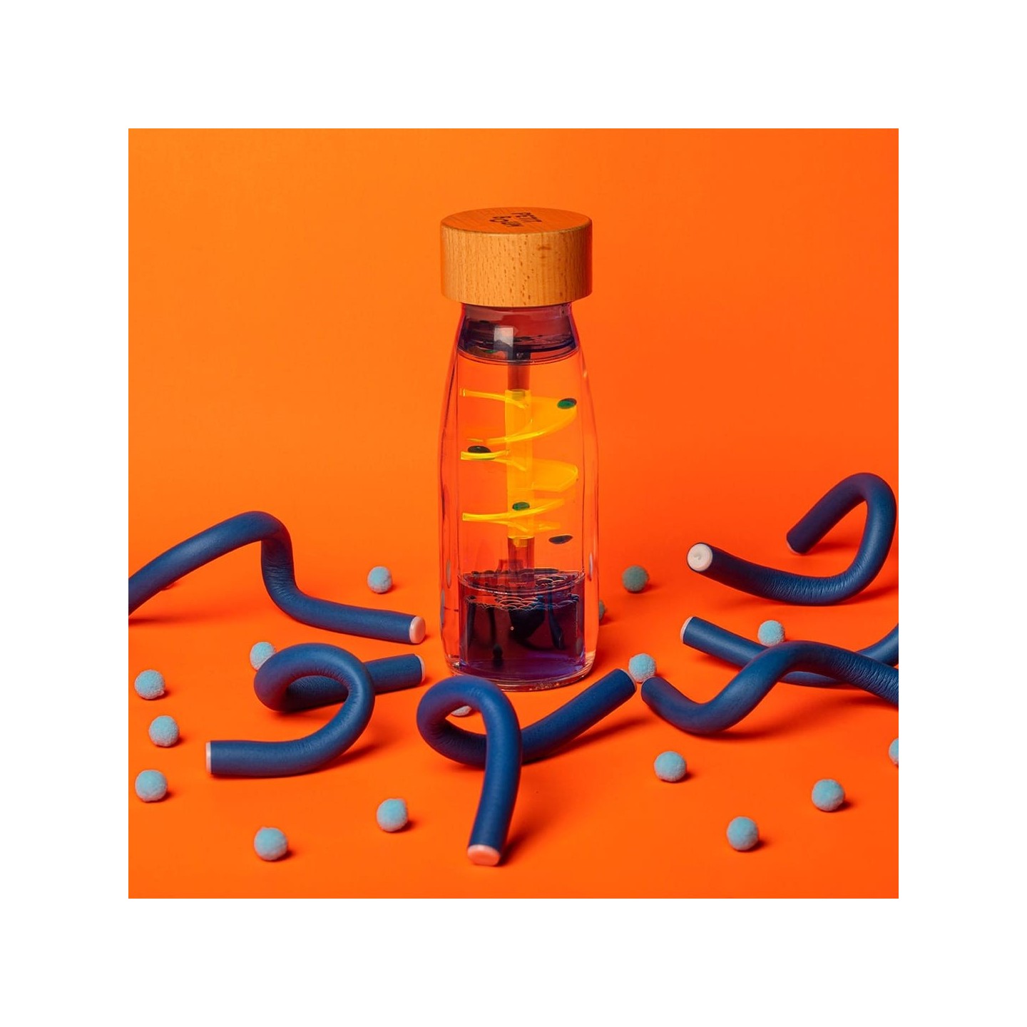 Botella Sensorial Move Spiral Blue
